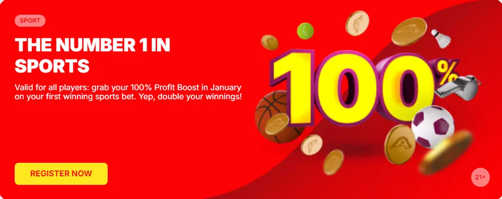 le numéro 1 du sport de Napoleon casino banniere