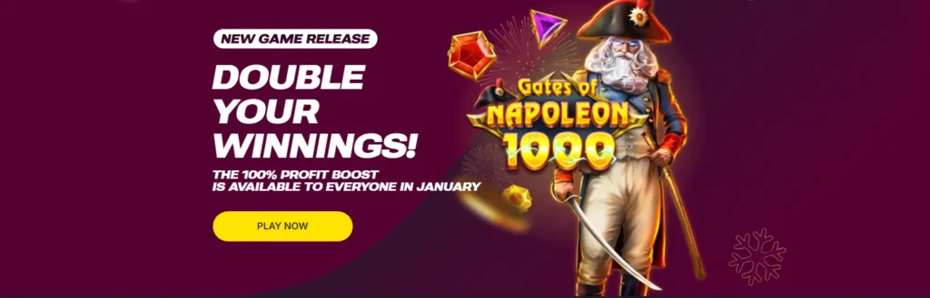 augmentation de 100% des bénéfices de Napoleon casino
